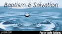 Baptism and Salvation