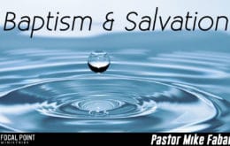 Baptism and Salvation