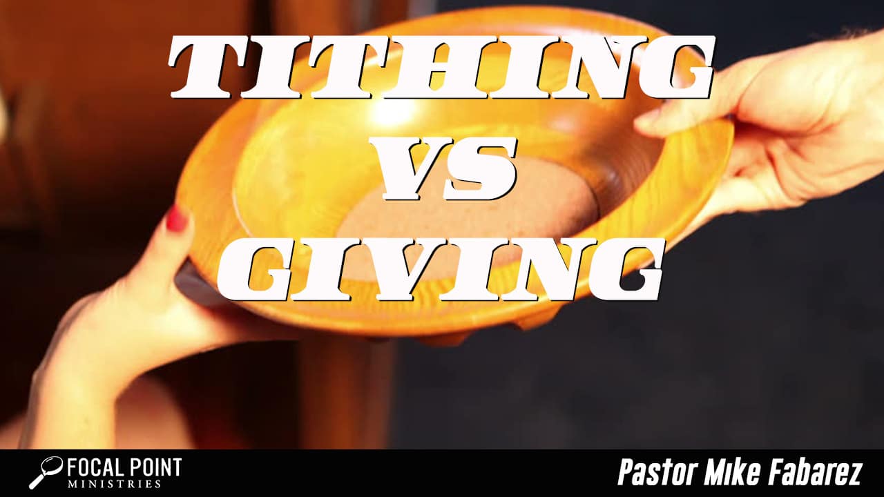 Ask Pastor Mike-Tithing vs Giving