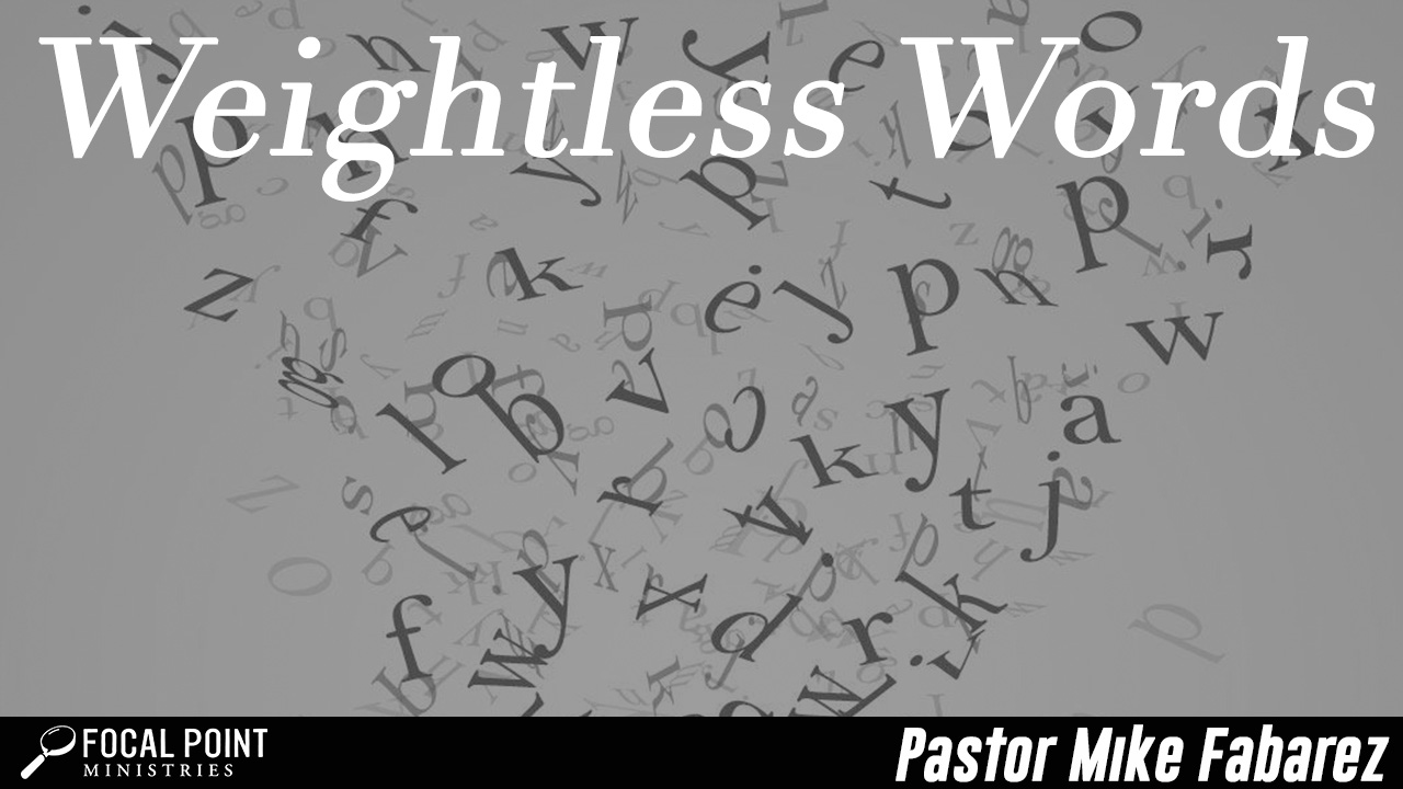 Weightless Words