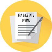 IRA & Estate Giving icon: IRA & Estate Giving