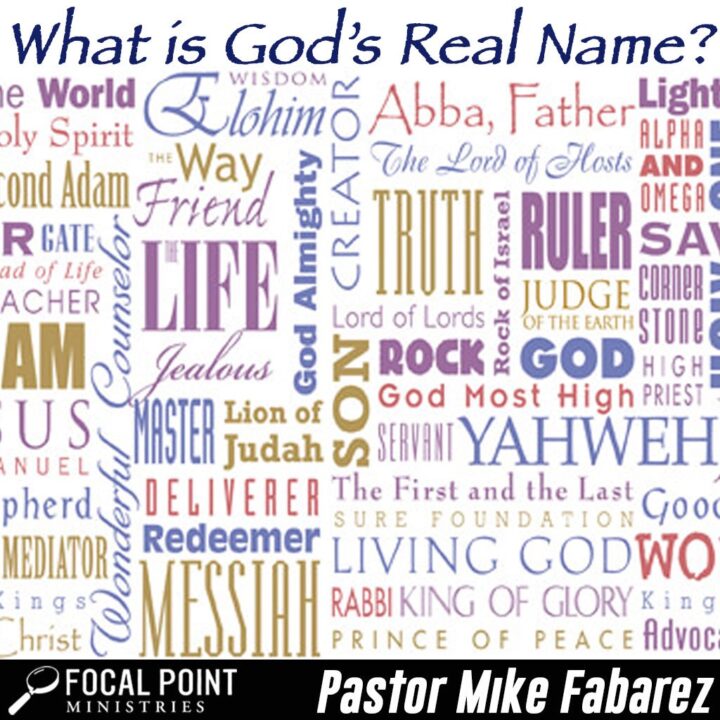 What Is God's Real Name?